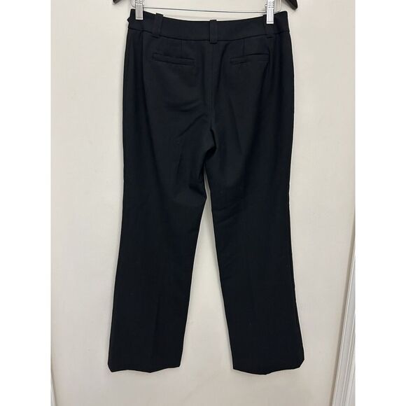 Ann Taylor Classic Black Dress Pants Professional Work Wear Straight Leg Wool - Picture 2 of 6